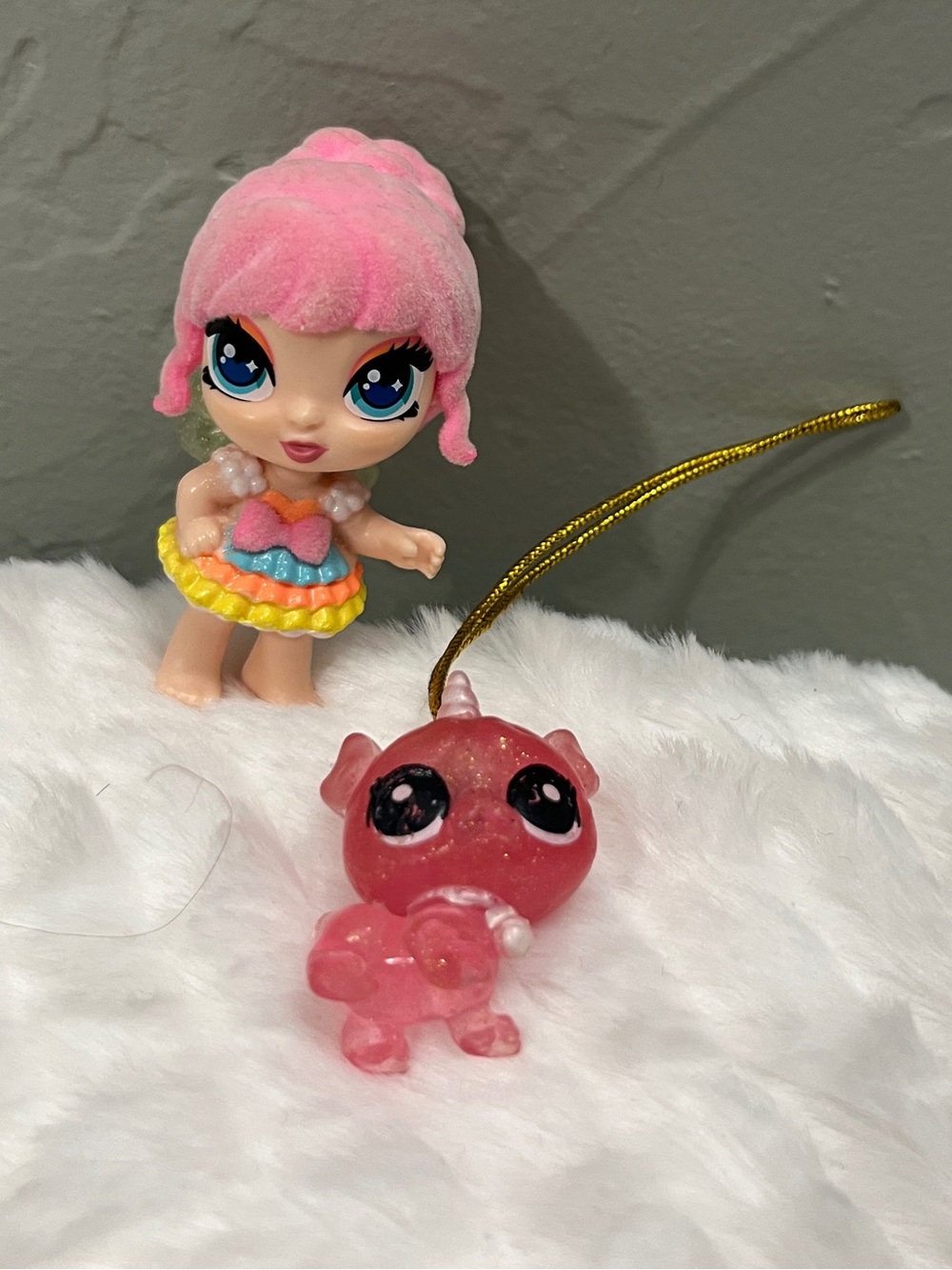 Hatchimals Pixies Rainbow doll from Rainbow Unicorn Party set Pink toy girls